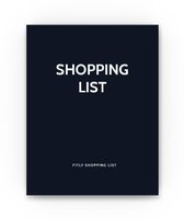 Planbooks - Boodschappenlijst - Boodschappenlijstje Notitieblok - Boodschappenlijstje - Shopping List