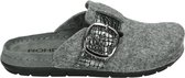Rohde 6190 - Volwassenen Dames pantoffels - Kleur: Grijs - Maat: 41