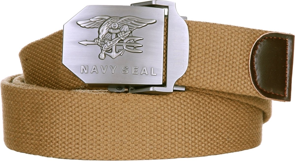 101 INC - Web belt style 1 Navy Seal (kleur: Coyote / maat: 52-130)