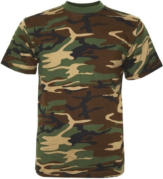 Fostex Garments - T-shirt Fostee camo (kleur: Woodland / maat: XXXS)