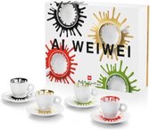 illy Art Collection Ai Weiwei Espresso Kop en Schotel 4 stuks