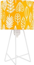 Pauleen 48046 Cute Little Leaves Lamp max. 20W E14 Yellow/White 230 V aluminium/fabric