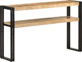 Sidetable 120x30x75 cm Ruw mangohout