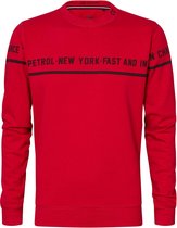 Petrol Industries - Sweater met logo artwork Heren - Maat L