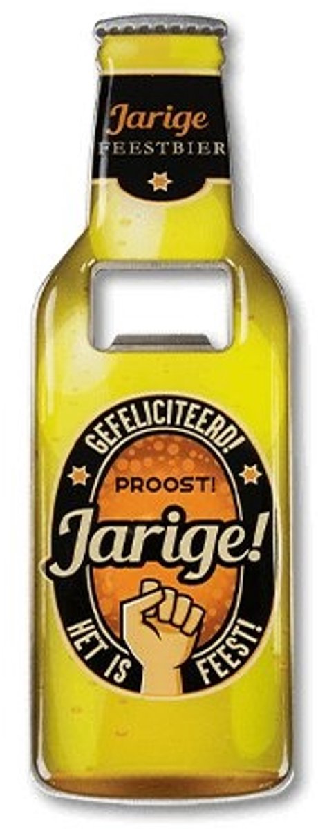 Bieropeners - Jarige