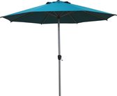 SORARA® Lyon Parasol - Blauw - Ø 300 cm - Kantelbaar - Rond.