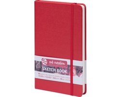 foto van Talens Art Creation Schetsboek Rood 13 x 21 cm 140 g 80 Vellen