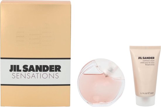 Jil Sander Sensations Giftset - 40 ml eau de toilette spray + 50 ml bodylotion - cadeauset voor dames - Jil Sander