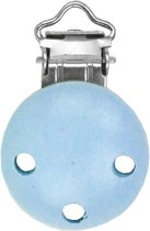Restyle Houten speenclip, 30mm, 259 licht blauw