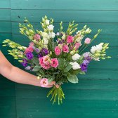 Lisianthus boeket | Bloemenmaker - Lisianthus - Eustome - gemengd boeket - bloemen