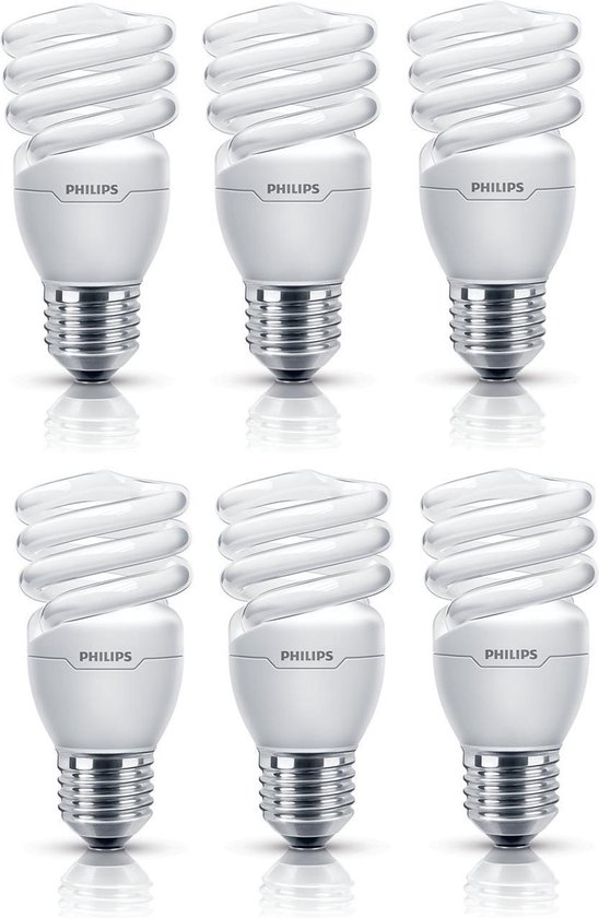 Philips Tornado fluorescente lamp 15 W E27 Warm wit