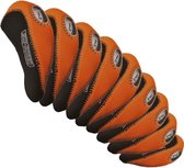 LongRidge Eze Headcoverset Voor IJzers - Oranje Zwart