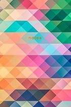 Notes: Colorful Geometric Pattern Notebook