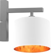 Wandlamp met gouden binnenzijde