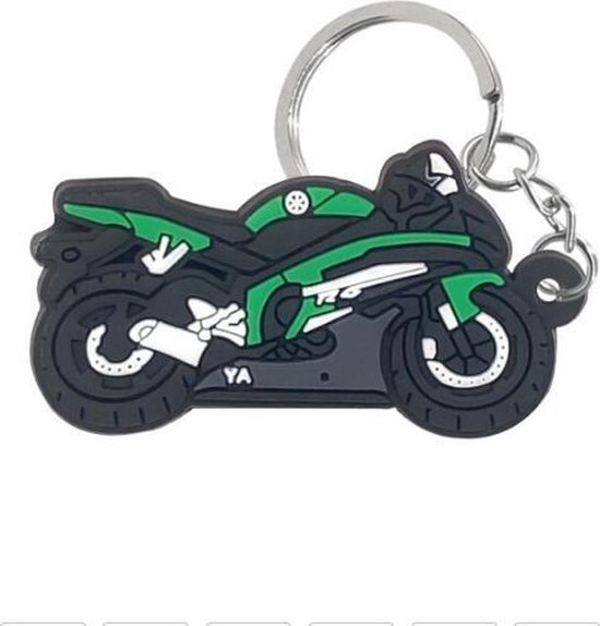 Akyol - Motor Sleutelhanger - Motor - Motorrijder - Leuk kado voor iemand die van motor rijden houd - 2,5 x 2,5 CM