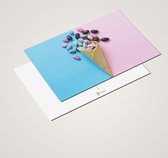Cadeautip! Luxe Snoep Ansichtkaarten set 10x15 cm | 24 stuks