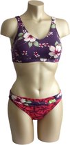 Cyell -  Josie Hawaï Purple - Prothese bikini set - Maat Top 75D / 38D + Maat Slip 38