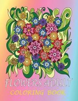 Flowers Adult Coloring Book