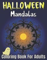 Halloween mandalas coloring book for adults