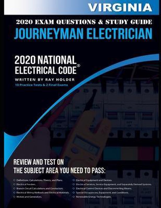 Virginia 2020 Journeyman Electrician Exam Questions and Stud ... - cover