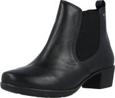 Jana Dames Chelseaboot 8-8-25363-27 001 zwart H-breedte Maat: 37 EU