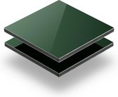 Alupanel donkergroen 3 mm RAL 6005 - 150x90cm