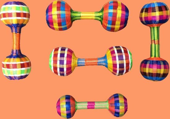 handgemaakte sambaballen uit México, handzaam, kleurrijk, vriendelijk... | bol.com