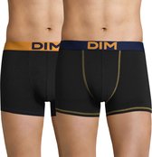 Dim Mix and Colors Boxershort - Onderbroeken - Boxer - Katoen - Heren - 2 Stuks - Maat L - Zwart