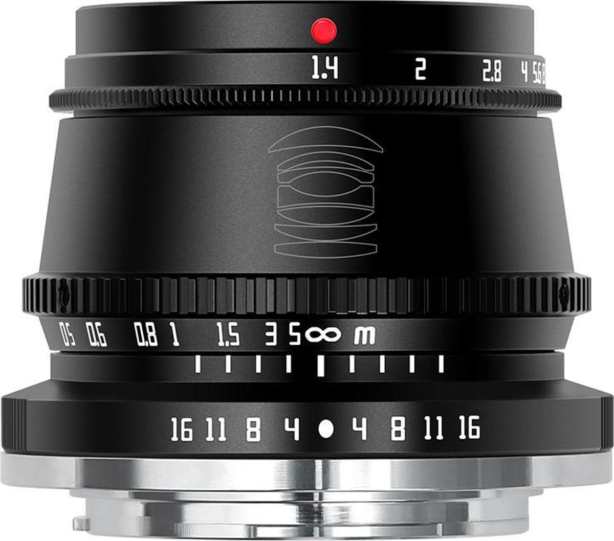 TT Artisan - Cameralens - 35 mm F1.4 APS-C voor Leica / Sigma L-vatting, zwart