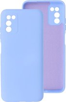 Wicked Narwal | 2.0mm Dikke Fashion Color TPU Hoesje voor Samsung Samsung Galaxy A03s Paars