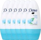Dove - Roll-on Deodorant - Go Fresh Waterlily - 6 x 50ML - Voordeelverpakking