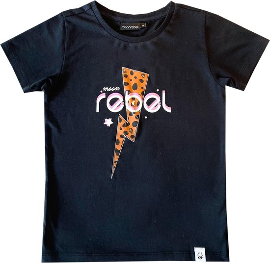 Moon Rebel - T-shirt - zwart