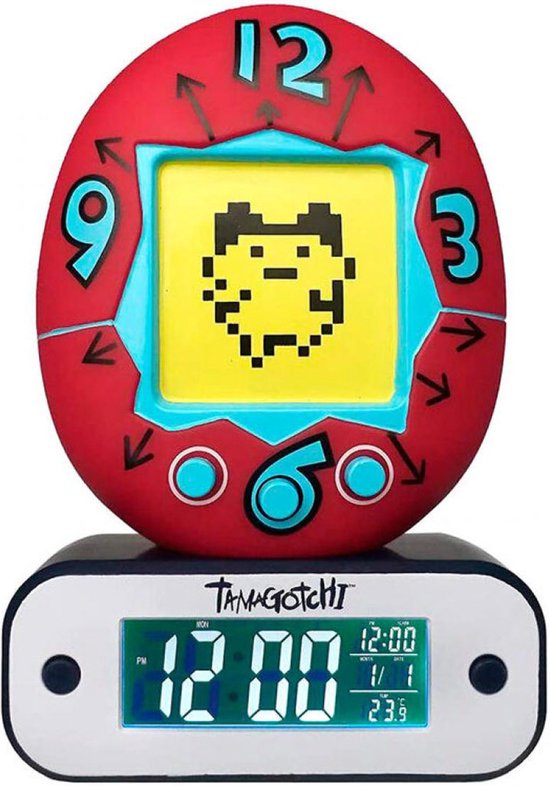 Teknofun Tamagotchi - Alarm klok - Retro Wekker Radio met verlichting