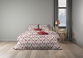 Mistral Home - Dekbedovertrek - 100% katoen flanel - 140x200 cm - 1 kussensloop - Reindeer - Beige