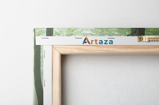 Artaza - Peinture sur toile - Cerf dans la forêt - 40 x 40 - Klein - Photo sur toile - Impression sur toile