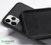 Hoesje Silicone Zwart Voor Iphone 12