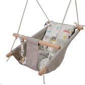 Baby / Kinder Schommel - Baby Swing Diertjes - Ergonomische Schommelstoel - Inclusief Zachte Kussens, Veiligheidsriem en Bevestigingsmaterialen