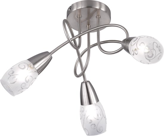 LED Plafondspot - Plafondverlichting - Torna Kalora - E14 Fitting - Rond - Mat Nikkel - Aluminium