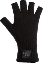 Heat Keeper Vingerloze heren thermo handschoenen zwart - L/XL