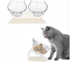 Springos Voerbak Kat | Waterbak | Kattenvoerbakjes | Drinkbak | Eetbak | Dubbel