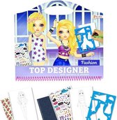 schetsboek Top Designer meisjes paars