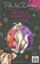 Pink Ink Designs Clear Stamp - Jeeves & WoofSter - A5 - Set van 9 stempels