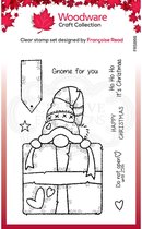 Woodware Clear Singles Stempel - Gnome Gift