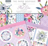 The Paper Boutique Papierset - Floral Daze - 8x8 inch - 36 + 32 stuks