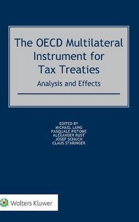 The OECD Multilateral Instrument for Tax Treaties - cover