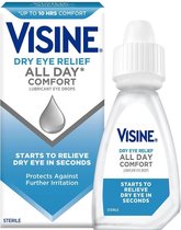 Visine Dry Eye Relief All Day Comfort XL - Oogdruppels Tegen Geïrriteerde Ogen, Droge Ogen & Brandende Ogen! (15ML)