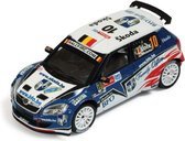 Skoda Fabia S2000 F. Loix - Rally Ieper 2010 - Ixo miniatuur auto 1:43