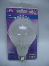 Familyled Lamp LED   15Watt-kleur 4000 kelvin- glas frosted - lichtsterkte 1200 lumen