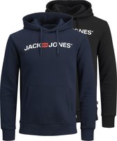 JACK&JONES JJECORP OLD LOGO SWEAT HOOD 2PK MP Heren Trui - Maat L