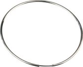 Creolen Oorringen 60mm Platinum 1 paar